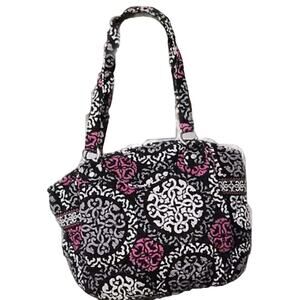 VERA BRADLEY Quilted GLENNA Womens Purse Tote‎ Bag, CANTERBERRY MAGENTA - F6